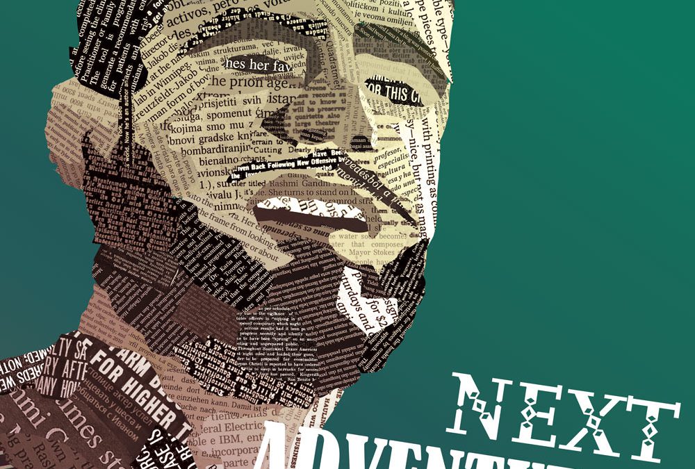 Next adventure – Typographic portrait (Poster)