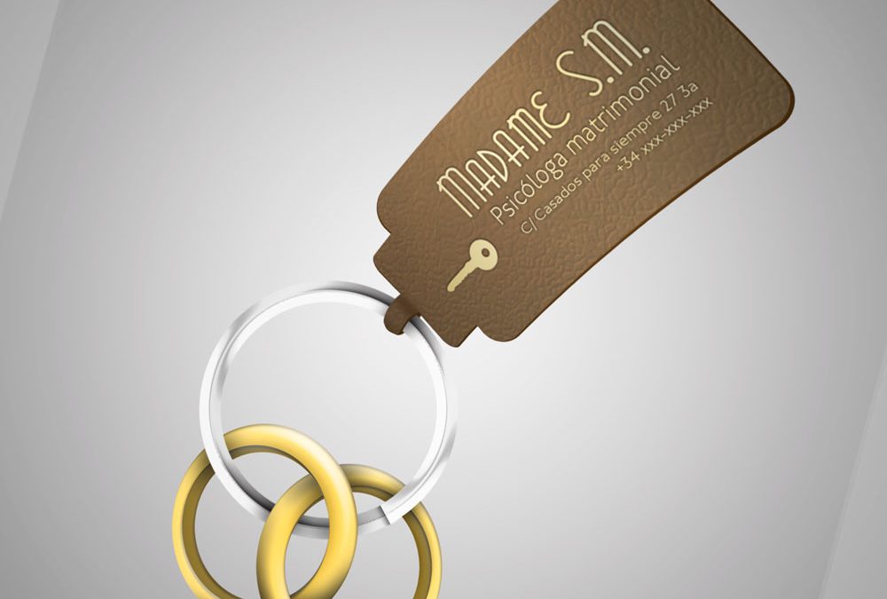 Visit card – key ring