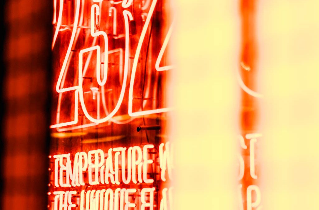 The neon is burning