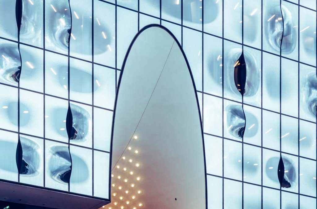 Glass facade