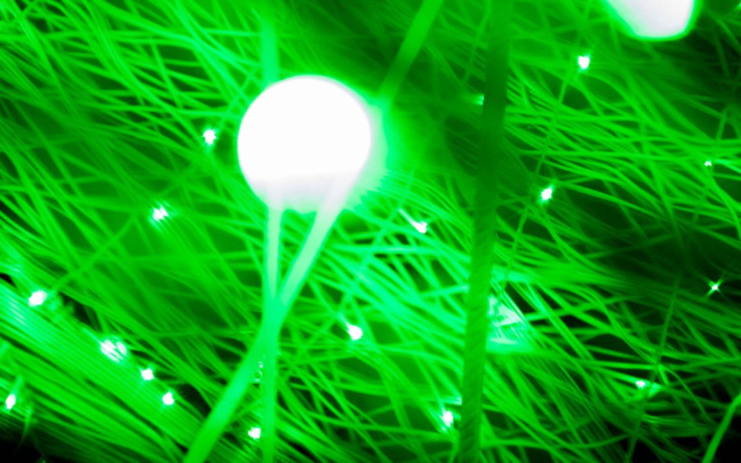 Inmersión en luz verde
