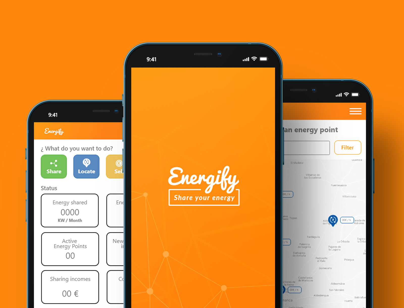 Mobile app coneptual proposal - Energify (2024)