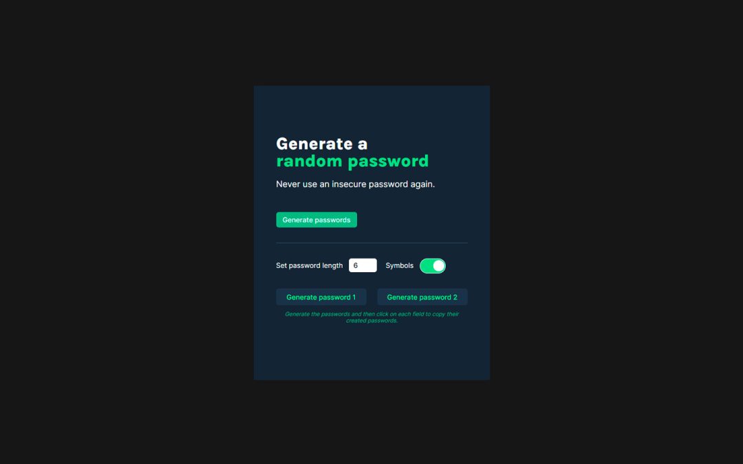 Password generator