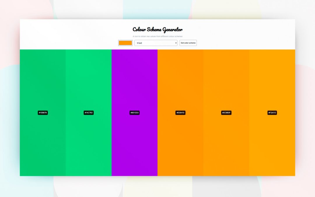 Colour Scheme Generator