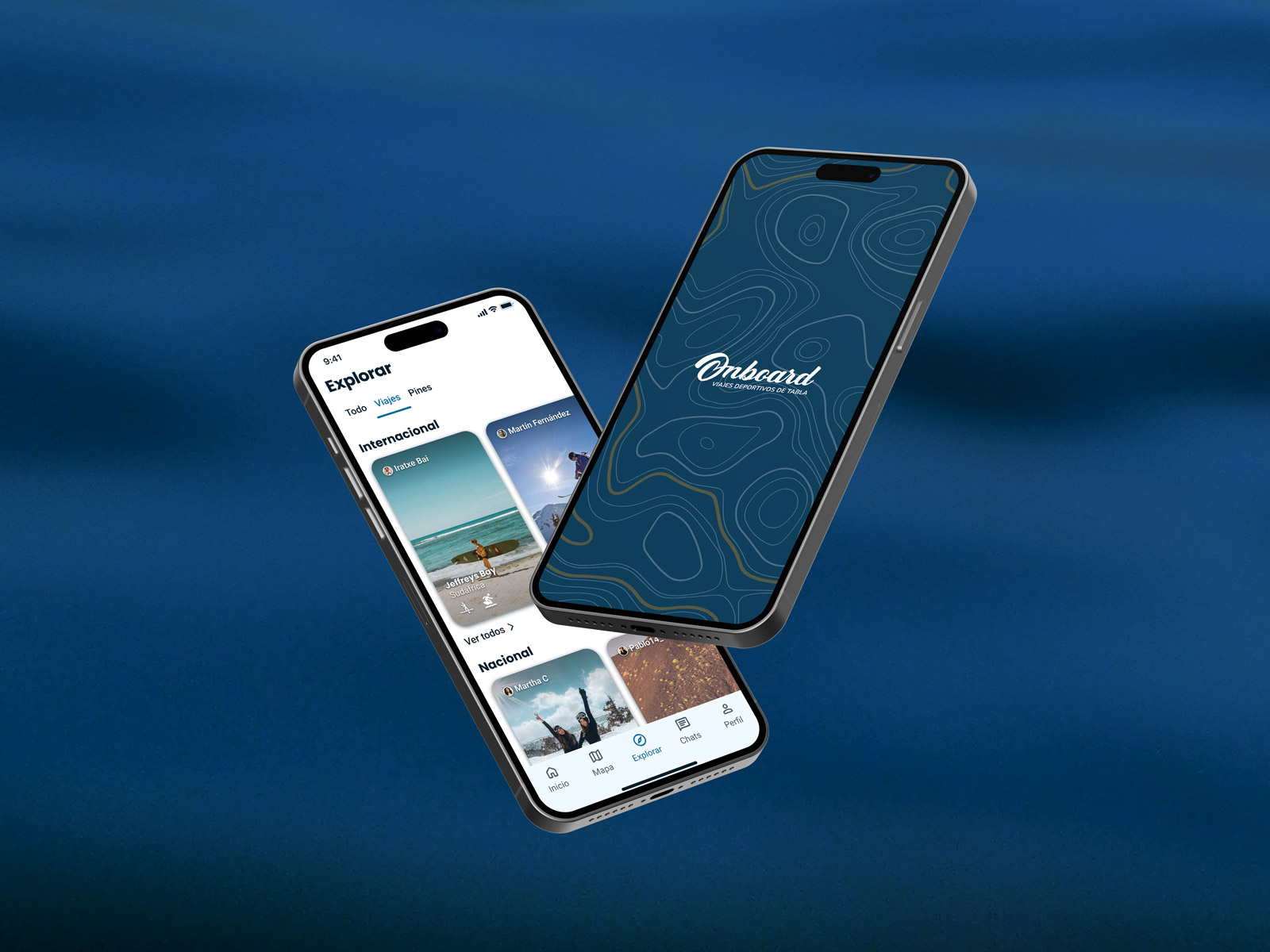 Onboard - Sports Travel for Board Riders - Native iOS App